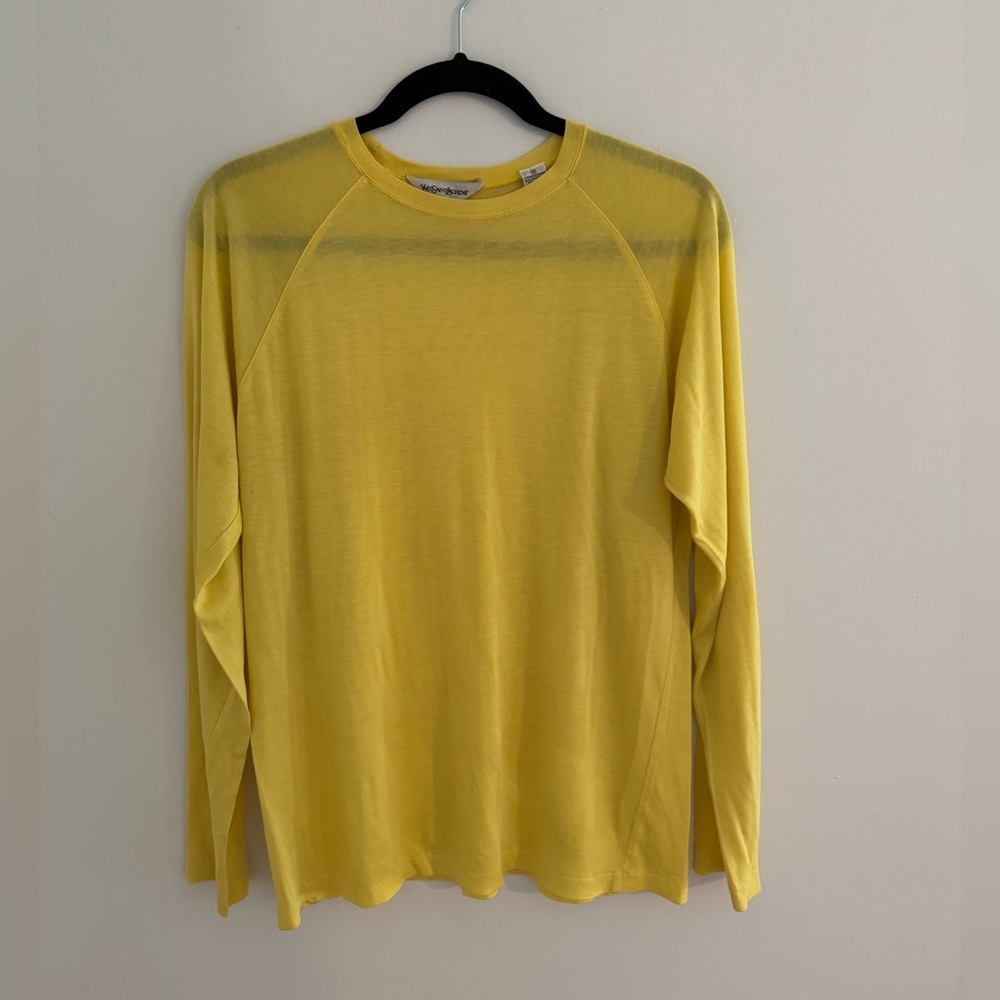 Vintage YSL Long Sleeve Top Sz M